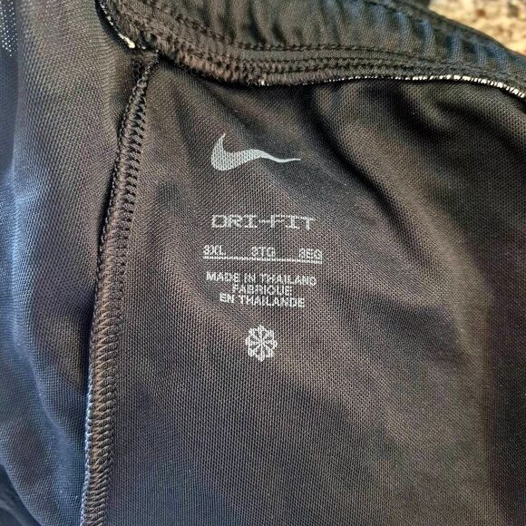 Nike Dri-Fit Men's Black Polyester Drawstring Standard Fit Football Soccer Short - Picture 11 of 12